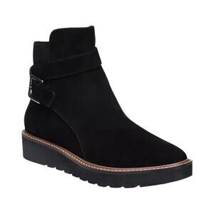 Naturalizer Women's Aster Bootie Black Suede Size 6